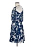 Blue Rain 100% Polyester Floral Blue Casual Dress Size S - photo 5