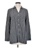 J.Jill 100% Rayon Checkered-gingham Gray Long Sleeve Button-Down Shirt Size S - photo 1