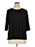 J.Jill Black 3/4 Sleeve Top Size XL - photo 1