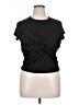 Express Black Short Sleeve Top Size XL - photo 1