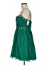 Deb 100% Polyester Stars Green Cocktail Dress Size 7 - photo 5