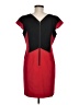 Shani Color Block Red Cocktail Dress Size 8 - photo 2