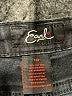 Earl Jean 100% Cotton Chevron-herringbone Black Jeans Size 10 - photo 7