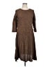 Sandra Darren Brown Casual Dress Size XL - photo 1