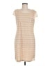 Sharagano Chevron-herringbone Tan Casual Dress Size 14 - photo 1