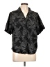 Universal Thread Tropical Black Short Sleeve Blouse Size L - photo 1