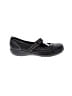 Clarks 100% Leather Black Flats Size 8 - photo 1
