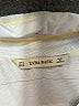 Zara Basic Stripes Ivory Long Sleeve Button-Down Shirt Size S - photo 7