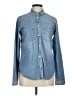 J.Crew Blue Long Sleeve Button-Down Shirt Size 6 - photo 1