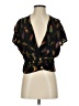 Motel Rocks Black Short Sleeve Blouse Size S - photo 1