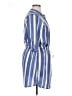 Blush 100% Polyester Stripes Blue Casual Dress Size XL - photo 4