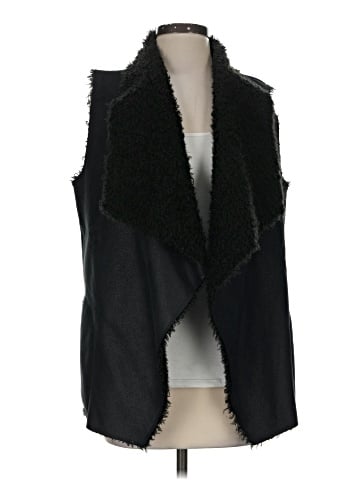 Velvet Faux Fur Vest (view 1)