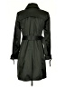 MICHAEL Michael Kors Green Trenchcoat Size S - photo 2