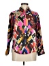Vilagallo 100% Silk Print Pink Long Sleeve Silk Top Size EU (FR) 38 / US 6 - photo 1