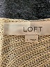 Ann Taylor LOFT Metallic Tan Pullover Sweater Size L - photo 7