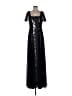 Theia Black Cocktail Dress Size 4 - photo 1