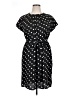 Vero Moda 100% Polyester Polka Dots Black Casual Dress Size XL - photo 1