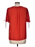 Fun2Fun 100% Polyester Red Short Sleeve Blouse Size M - photo 2