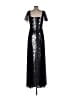 Theia Black Cocktail Dress Size 4 - photo 2