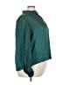 CeCe Polka Dots Teal Long Sleeve Blouse Size 3X - photo 4