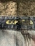 Express Jeans Chevron-herringbone Blue Jeans Size 10 - photo 7