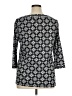Magnolia Grace Black 3/4 Sleeve Top Size XL - photo 2