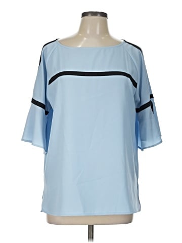 Calvin Klein Short Sleeve Blouse (view 1)