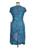 Evan Picone Paisley Blue Casual Dress Size 16 - photo 2