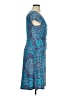 Evan Picone Paisley Blue Casual Dress Size 16 - photo 4