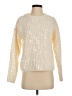 INC International Concepts Metallic Ivory Pullover Sweater Size XS - photo 1
