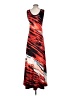 Calvin Klein Graphic Red Casual Dress Size S - photo 2