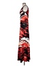Calvin Klein Graphic Red Casual Dress Size S - photo 5