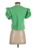 Zara Green Short Sleeve Top Size S - photo 2