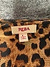 Reba Animal Print Brown 3/4 Sleeve Blouse Size L - photo 7