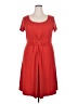 Together Solid Red Casual Dress Size 18 - photo 1