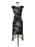 Jonathan Martin 100% Polyester Metallic Silver Cocktail Dress Size M - photo 1