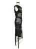 Jonathan Martin 100% Polyester Metallic Silver Cocktail Dress Size M - photo 4
