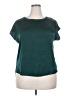 Edgely 100% Polyester Teal Short Sleeve Top Size XXL - photo 1