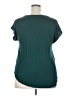 Edgely 100% Polyester Teal Short Sleeve Top Size XXL - photo 2