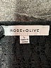 Rose + Olive Black Short Sleeve Top Size L - photo 7