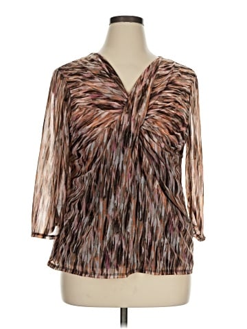 Dana Buchman 3/4 Sleeve Blouse (view 1)
