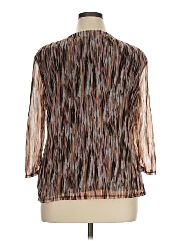 Dana Buchman 3/4 Sleeve Blouse (view 2)