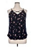 Kaileigh Blue Sleeveless Blouse Size XL - photo 1
