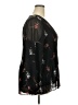 Lane Bryant 100% Polyester Black 3/4 Sleeve Blouse Size 18 - 20 Plus - photo 4