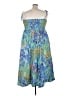 Shein Tropical Blue Cocktail Dress Size 3X - photo 2