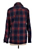 L.L.Bean 100% Cotton Plaid Blue Long Sleeve Button-Down Shirt Size S - photo 2