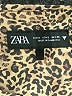 Zara Animal Print Gold Skort Size S - photo 3