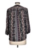 I.N. San Francisco 100% Polyester Black 3/4 Sleeve Blouse Size L - photo 2