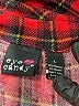 Eye Candy Plaid Red Long Sleeve Blouse Size L - photo 7