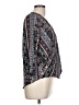 I.N. San Francisco 100% Polyester Black 3/4 Sleeve Blouse Size L - photo 4